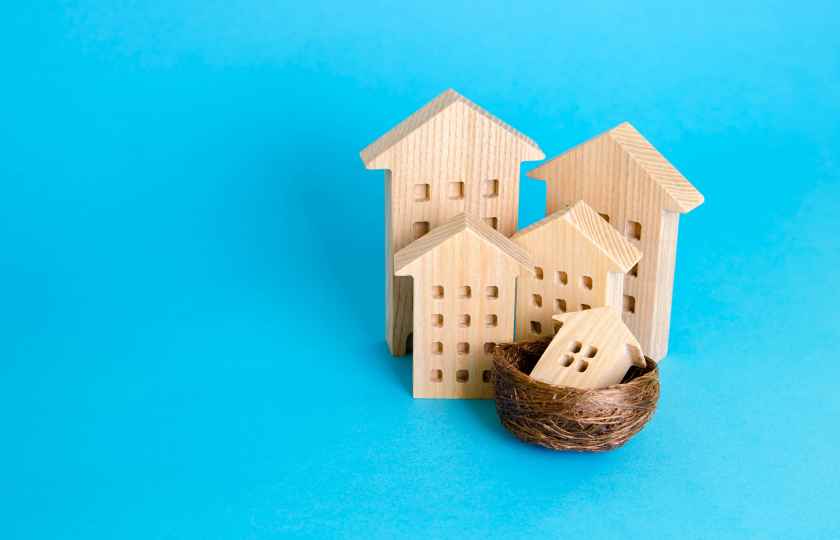 Une maison avec un toit en amiante