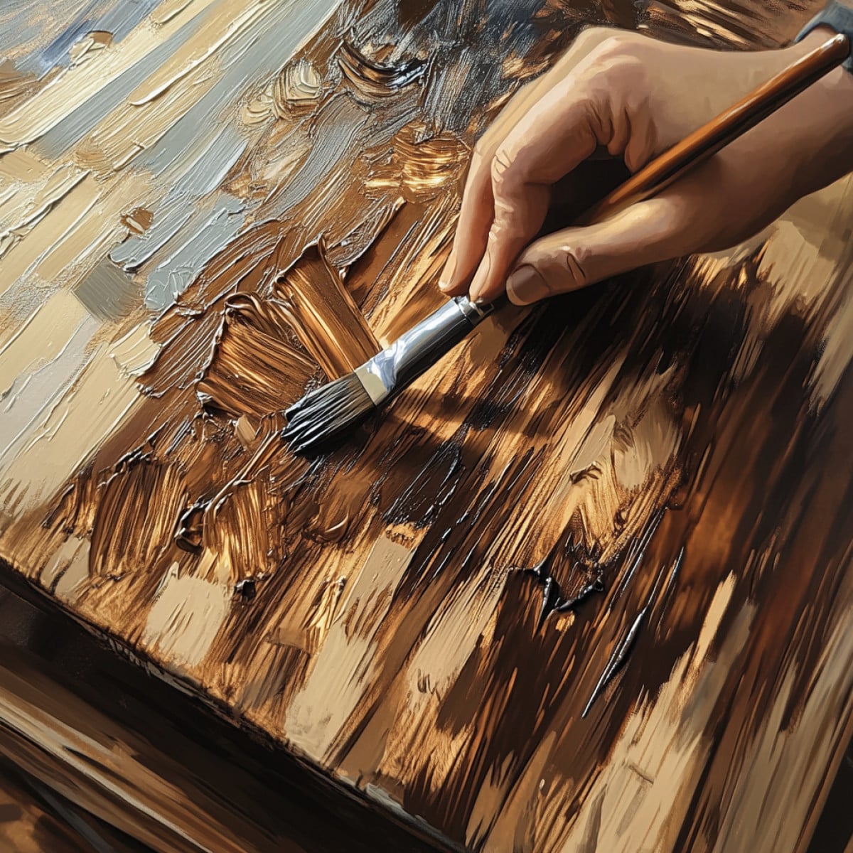 Techniques pour peindre du bois sans ponçage