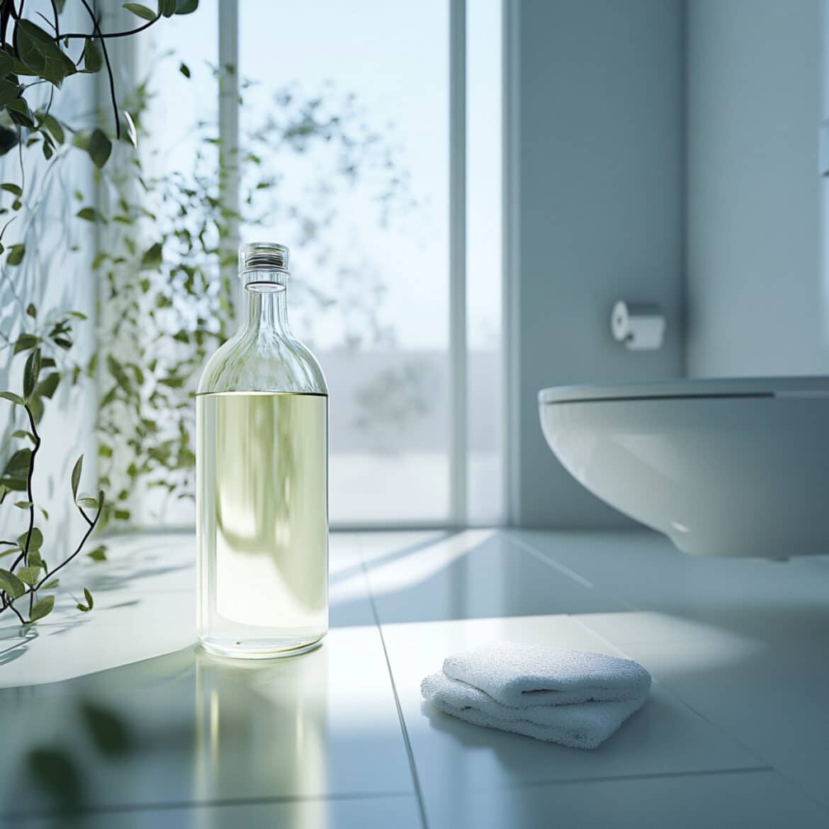1. Déboucher les toilettes avec du vinaigre blanc