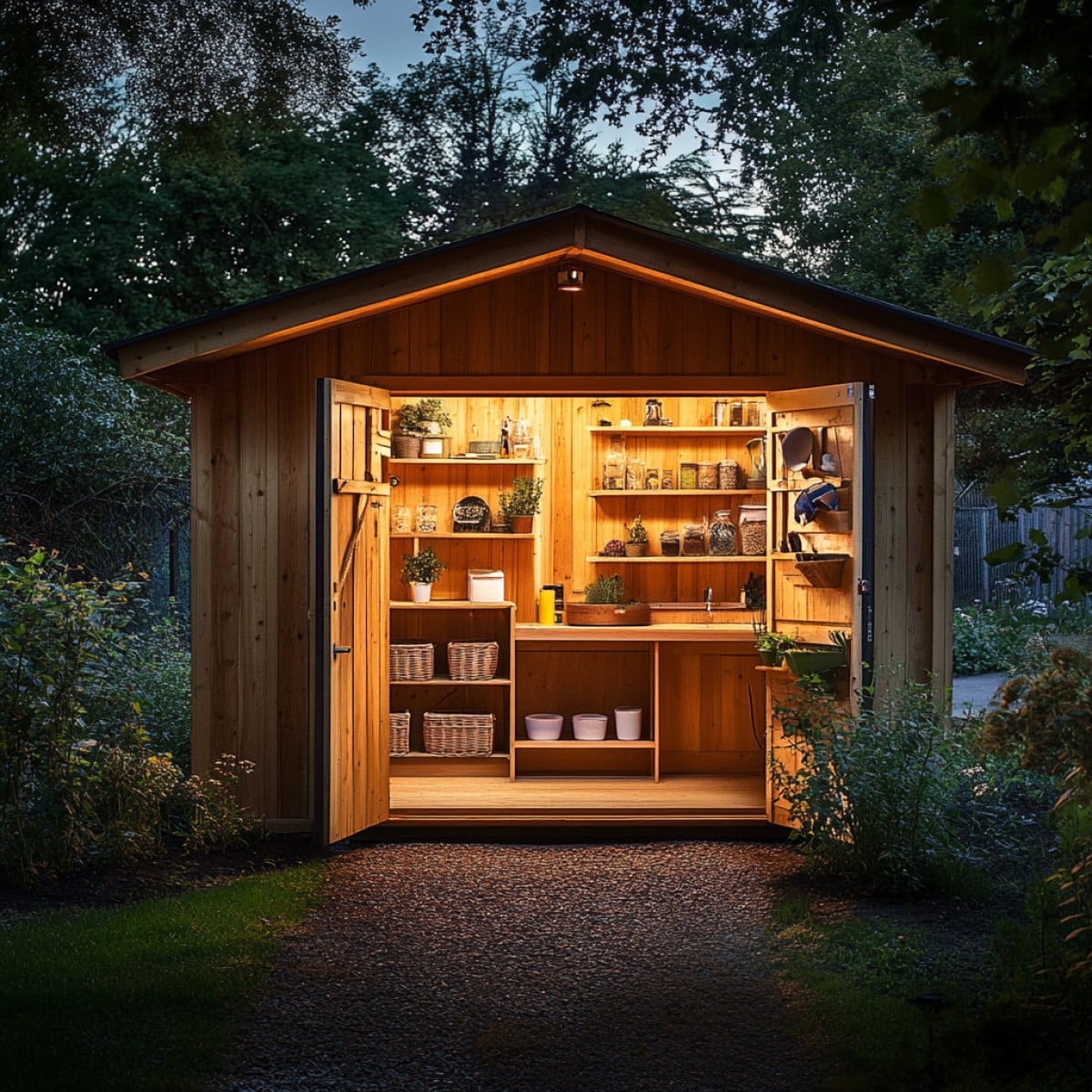 Abri de jardin en bois: Un espace polyvalent