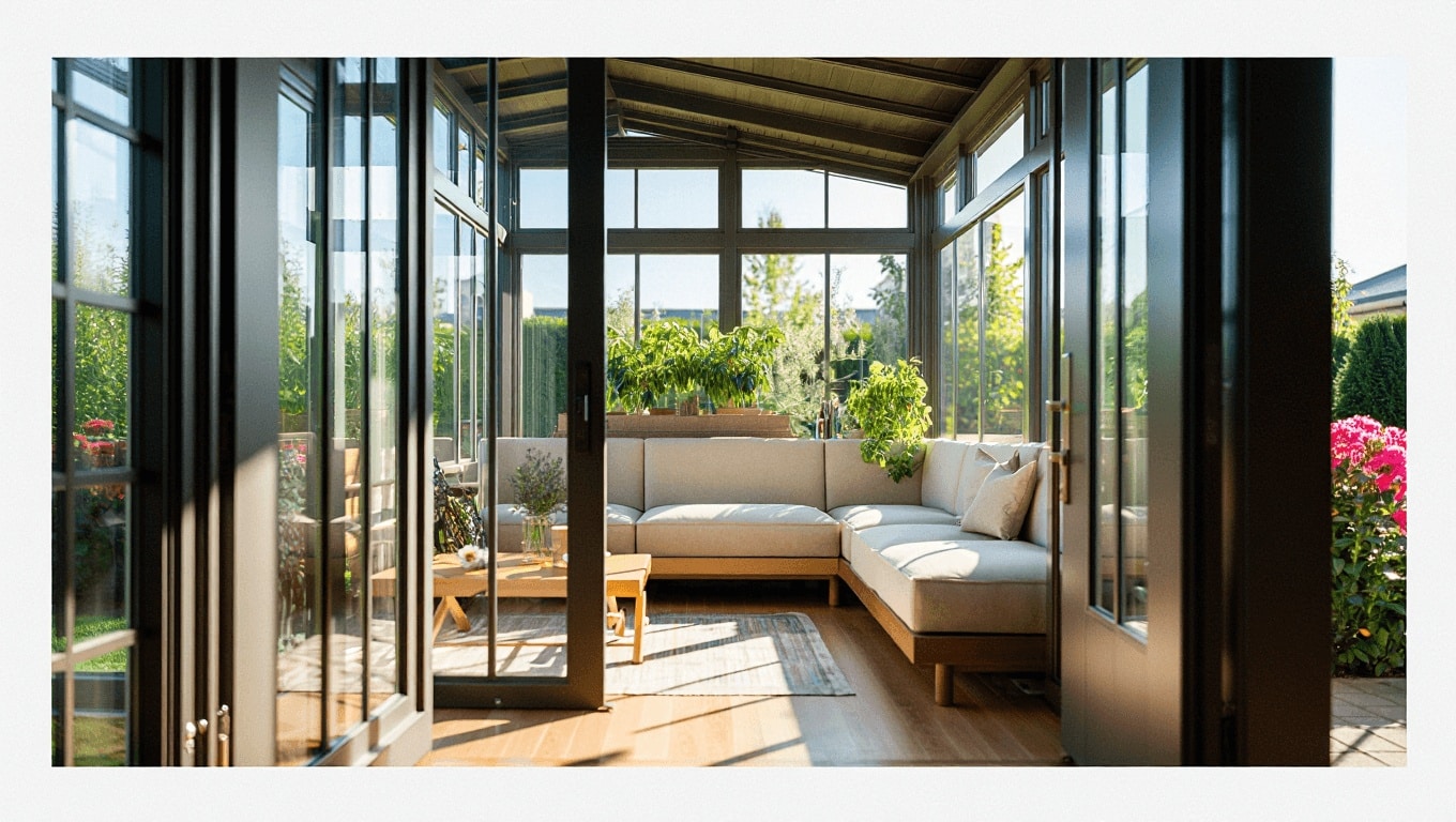Aménager une véranda : 10 idées pratiques et conseils déco - Polville ...