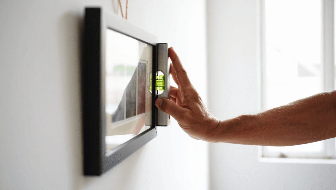 A Quick Fix for Keeping Picture Frames STRAIGHT on the Wall