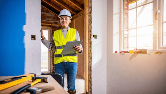 chantier de rénovation organisé