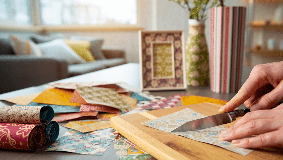 Ten Easy DIY Projects With Beautiful Wallpaper Scraps