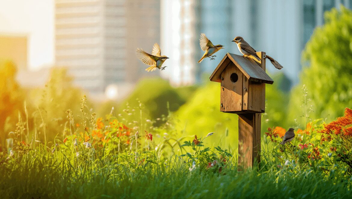 Mignon mais inutile : pour implanter des nichoirs en milieu urbain il faut respecter une distance de sécurité