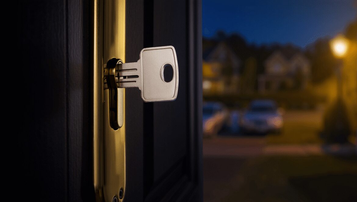 Pourquoi laisser la clé dans la porte la nuit est
une précaution de sécurité méconnue mais essentielle, selon cet
expert