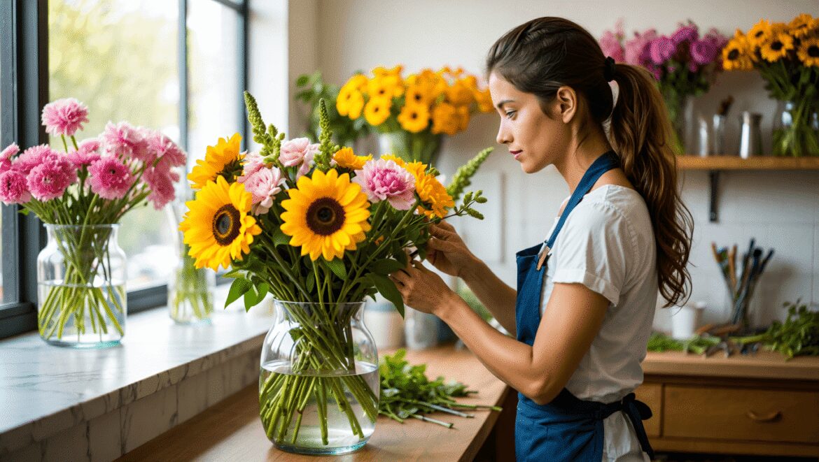 Create Lovely Floral Arrangements With Grocery Store Flowers