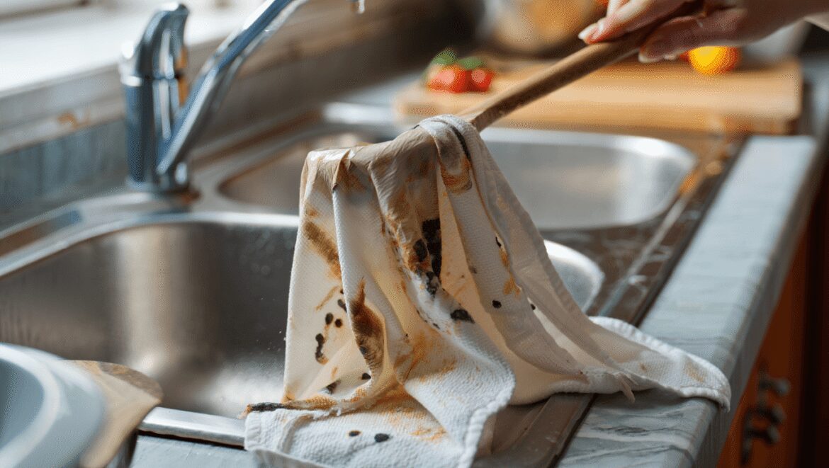Ce réflexe très courant avec vos torchons peut
provoquer un incendie dans votre cuisine