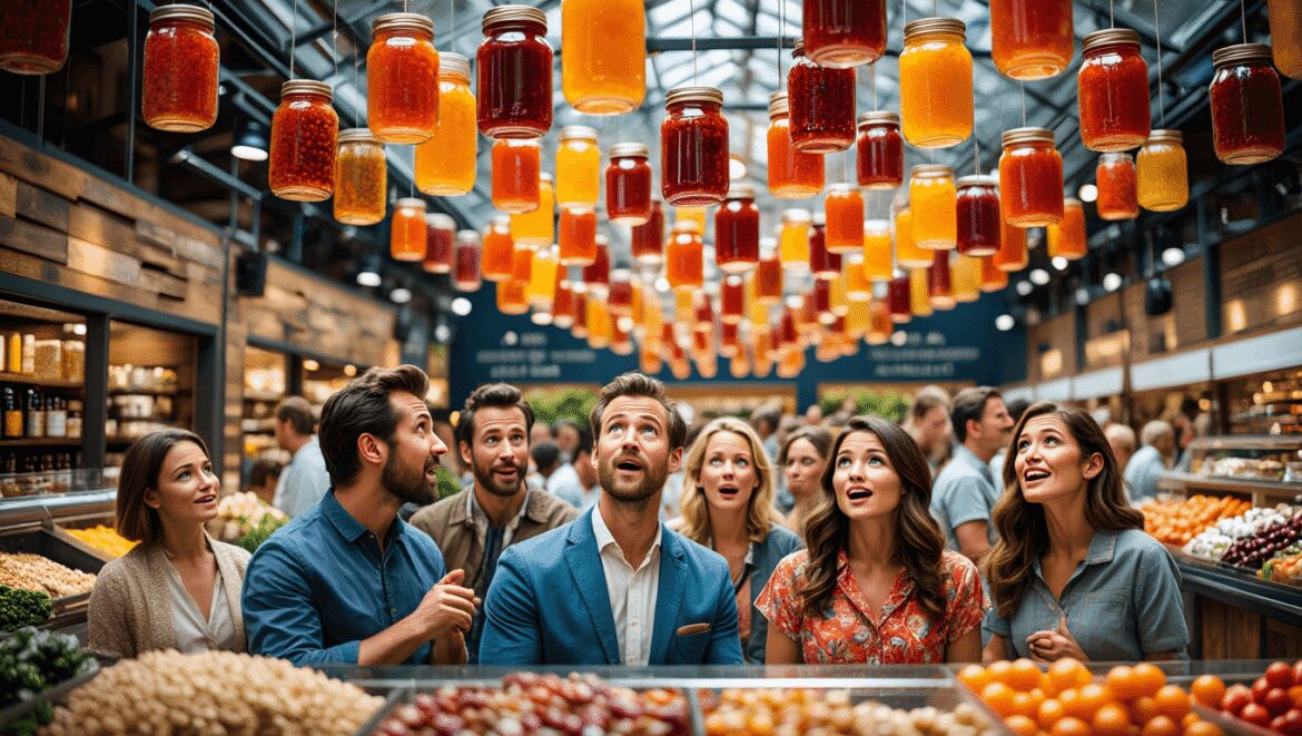 « Un lustre de 4 000 pots de confiture » : ce
supermarché hybride fait déjà sensation à Paris