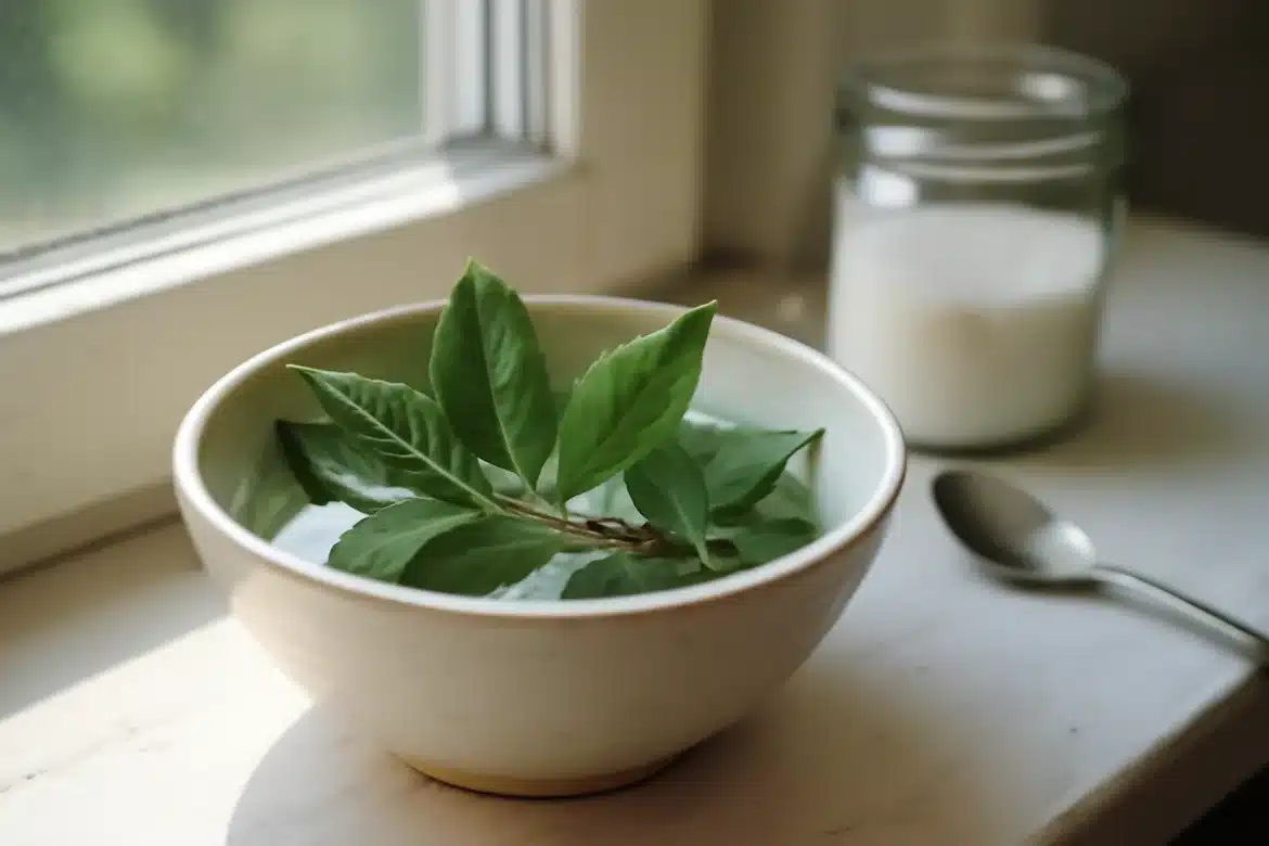 Feuilles de laurier : pourquoi un bain d'eau salée devient l'astuce à connaître