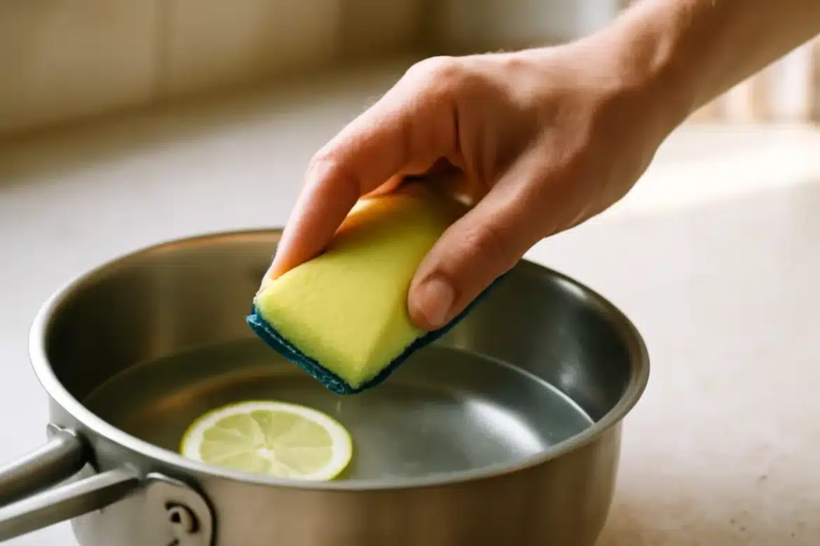 Nettoyage des casseroles : pourquoi l'eau chaude au citron devient indispensable