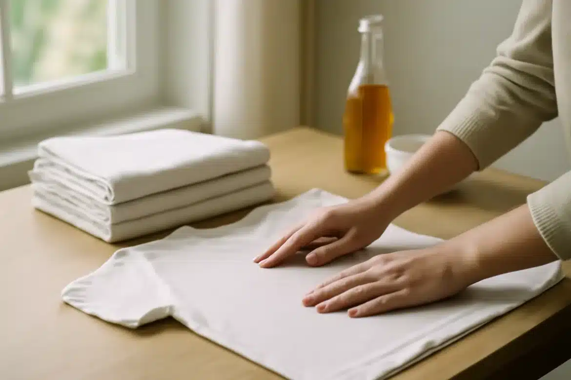 Vêtements blancs : astuces naturelles pour retrouver la blancheur sans produits agressifs