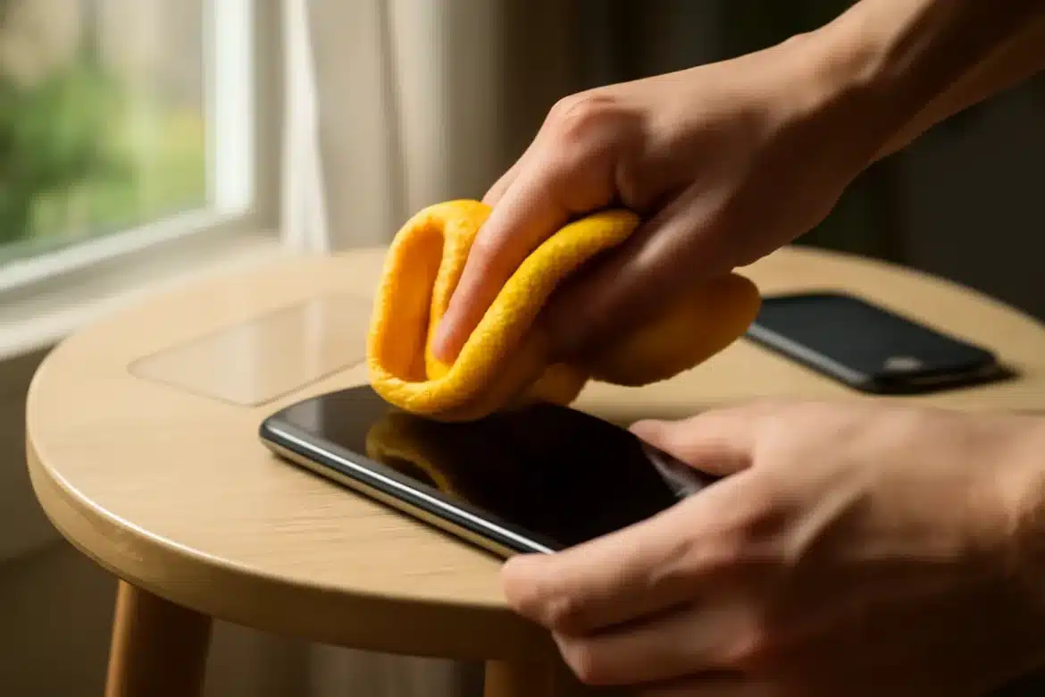Vinaigre sur écran de téléphone: nettoyage efficace ou risque d'endommager votre appareil?