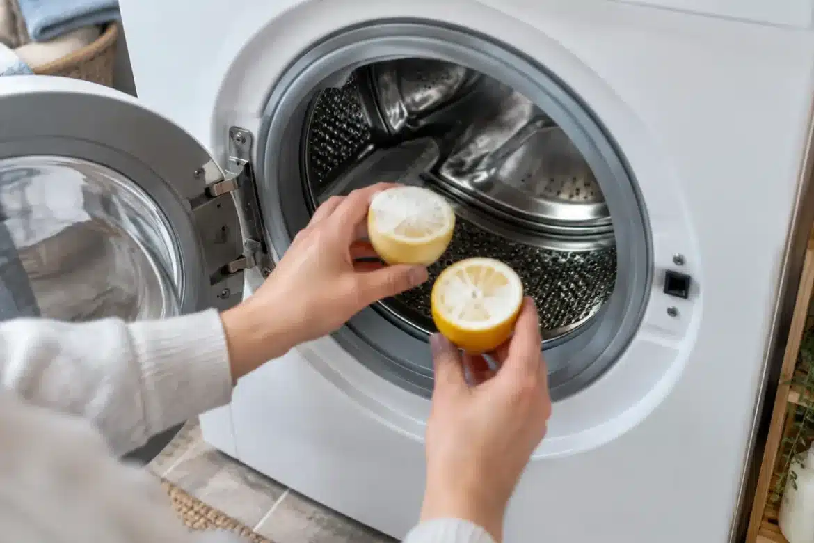 Citron et dentifrice: astuce efficace pour désinfecter la machine à laver